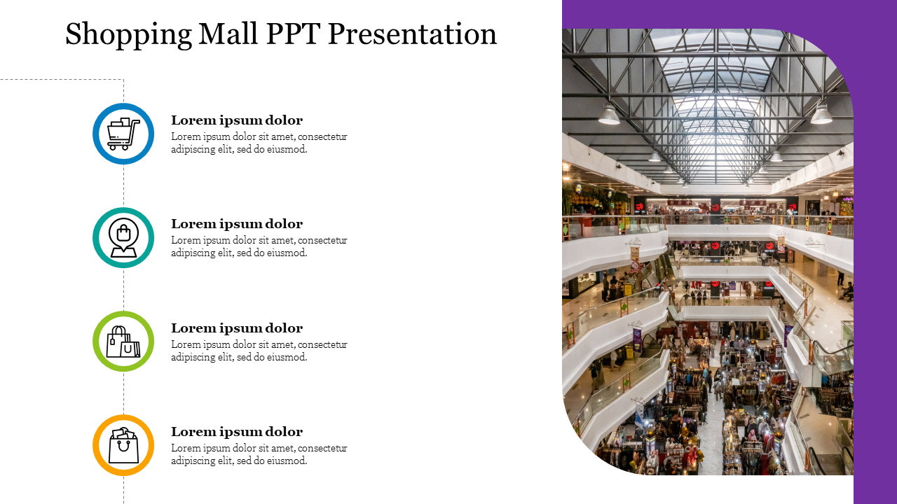 Shopping Mall PPT Presentation Template and Google Slides